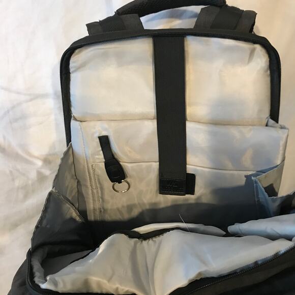 Modernist Charcoal Grey Laptop Backpack - Picture 3 of 5